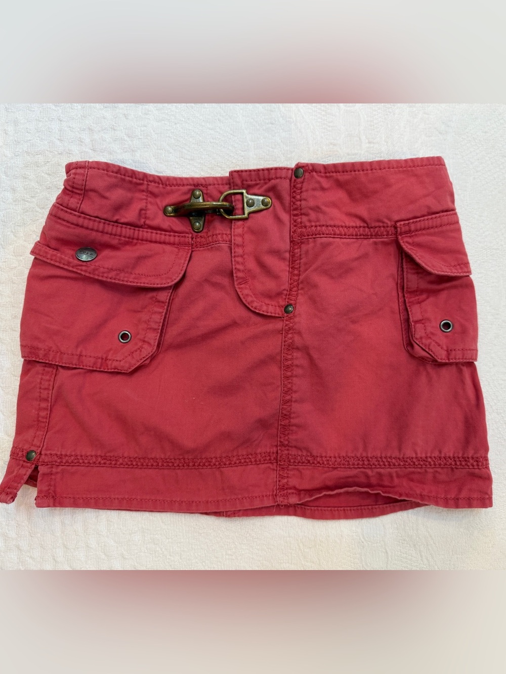 Polo Ralph Lauren Girls Skirt Red Size 5 Buckle Preppy